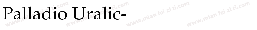 Palladio Uralic字体转换